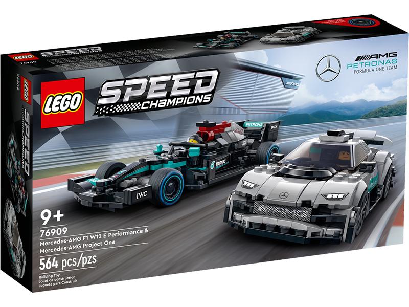 Конструктор Lego Speed Champions Mercedes-AMG F1 W12 E Performance и Project One (76909) - изображение 1