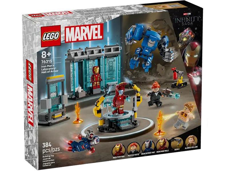 Конструктор Lego Marvel Лаборатория Железного Человека: Зал доспехов (76315) - изображение 1