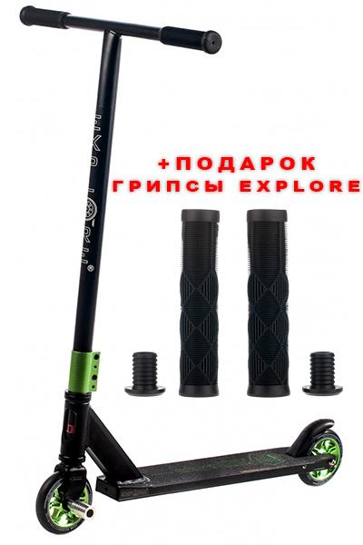 Трюковой Самокат Explore Fluber Super Hic Зеленый - изображение 1