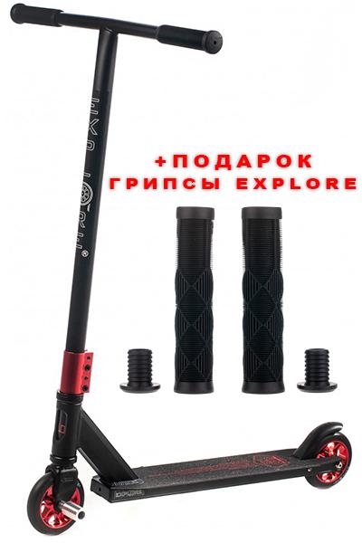 Трюковой Самокат Explore Fluber Super Hic Красный - изображение 1