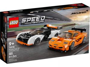 Конструктор Lego Speed Champions McLaren Solus GT и McLaren F1 LM (76918)