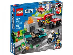 Конструктор Lego City Пожарная бригада и полицейская погоня (60319)