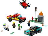 Конструктор Lego City Пожарная бригада и полицейская погоня (60319) - изображение 2